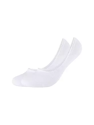 CAMANO | Füsslinge 2er Pkg COMFORT INVISIBLE white | 